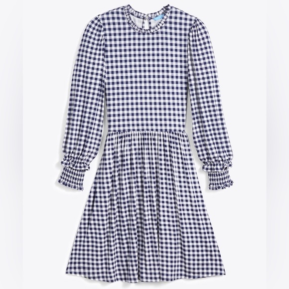 Draper James Dresses & Skirts - NWT Draper James Kitty Dress in Gingham Nassau Navy Size Large